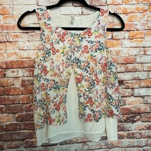 Stradivarius / floral tank top